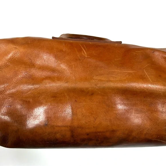 Vintage Leather Duffle bag - Picture 3 of 16